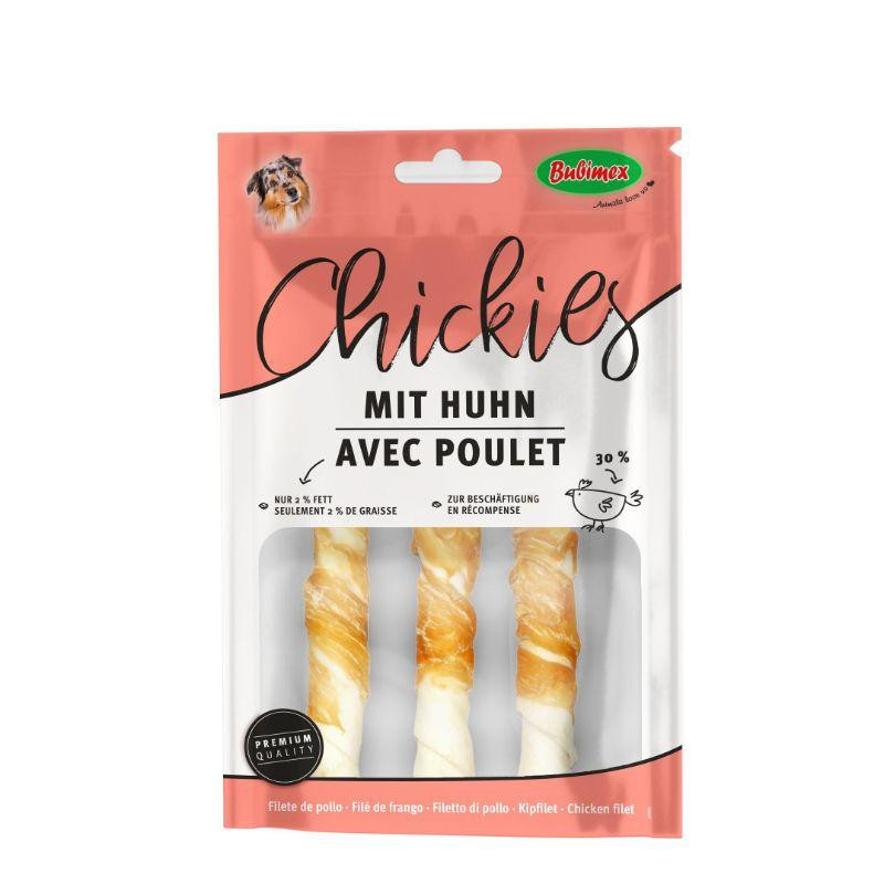 Sachet de 3 Bâtonnets à mâcher pour chien au poulet bubimex