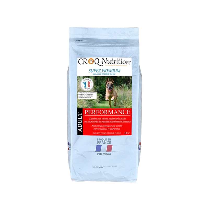 croquettes premium chien adulte performance